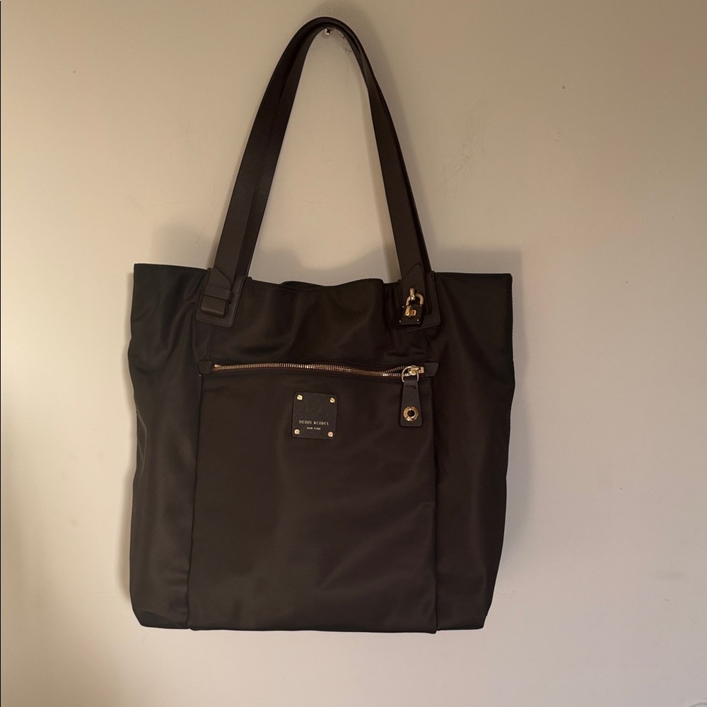 Henri Bendel Dark Brown Tote Bag